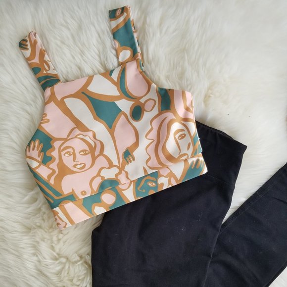 NEW Anthropologie | Ani figure print workout top - Picture 8 of 12